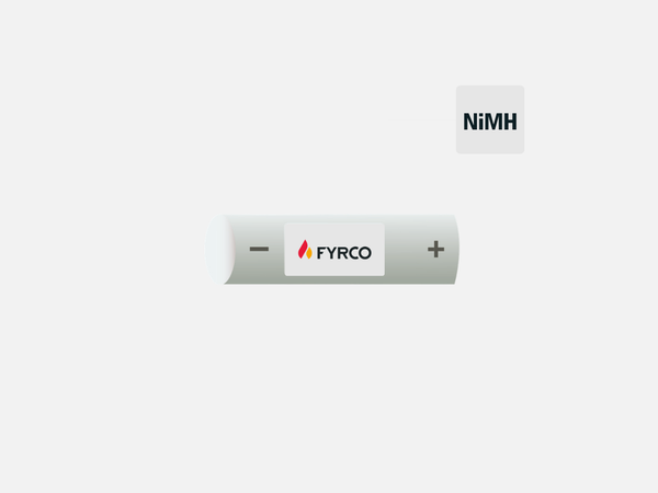 Batterijen NiMh voor noodverlichting