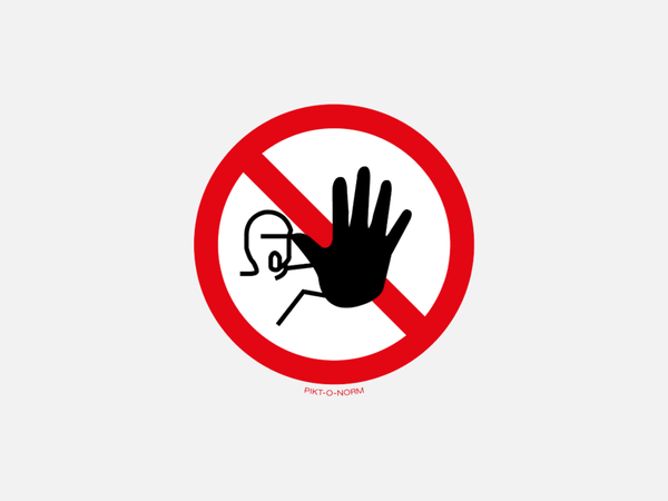 Pictogrammen verboden