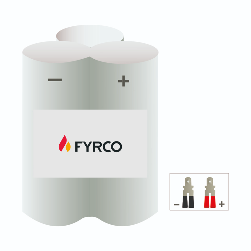 NiCd batterij 3.6V driehoek voor noodverlichting