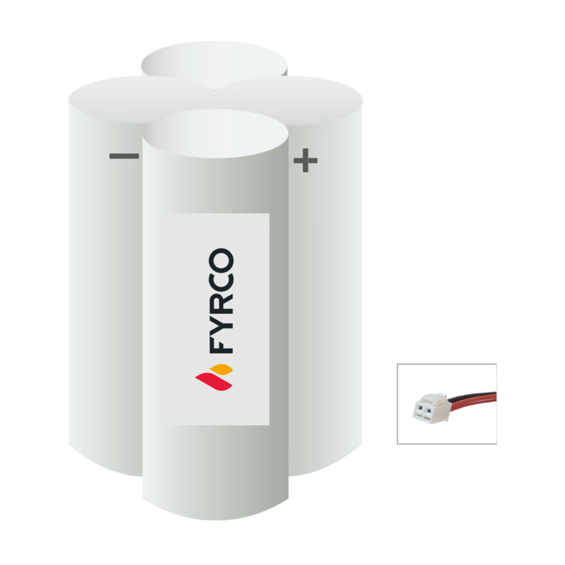 NiMH batterij 4.8V block voor noodverlichting