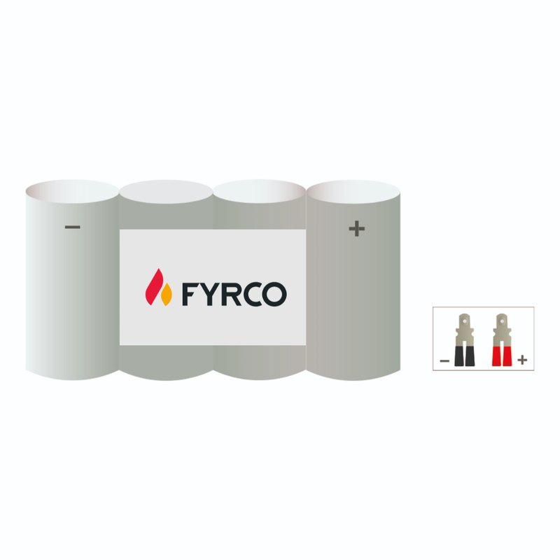 NiMH batterij 4.8V block voor noodverlichting