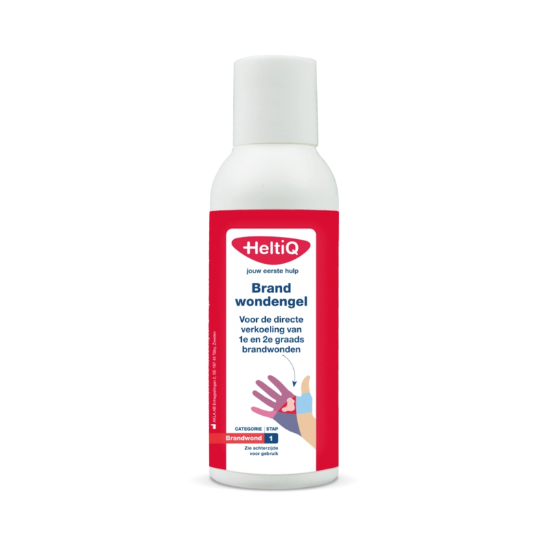HeltiQ brandwondengel 118ml eerstehulpmiddel bij eerste-en tweedegraads brandwonden