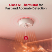 X-Sense hittemelder Link+ Pro heeft NTC-thermistor voor nauwkeurige temperatuurbewaking