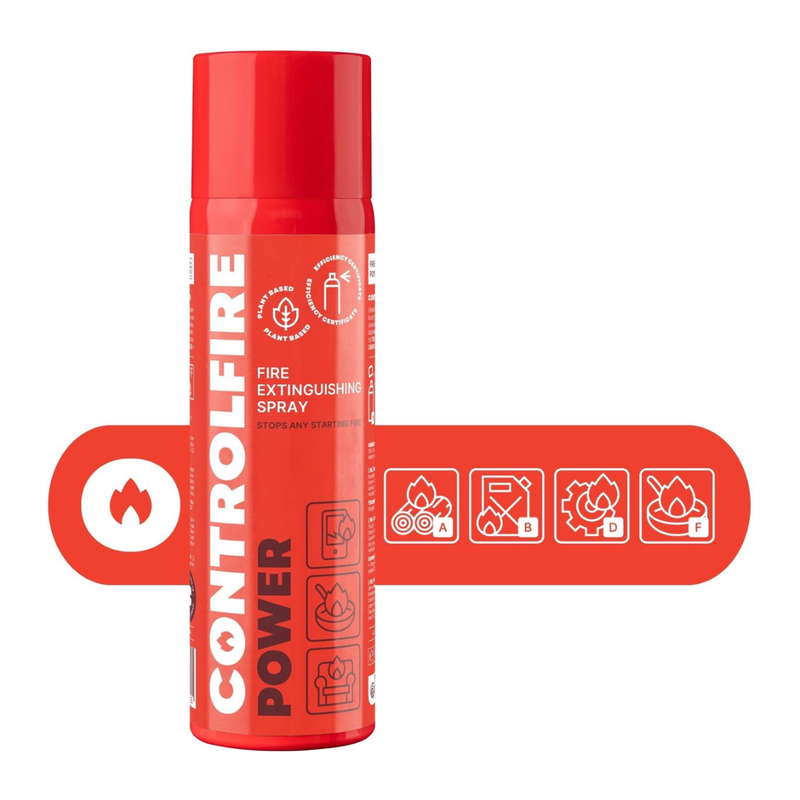 Control Fire blusspray 500ml geschikt voor auto, caravan, keuken, lithium batterij en elektrische branden