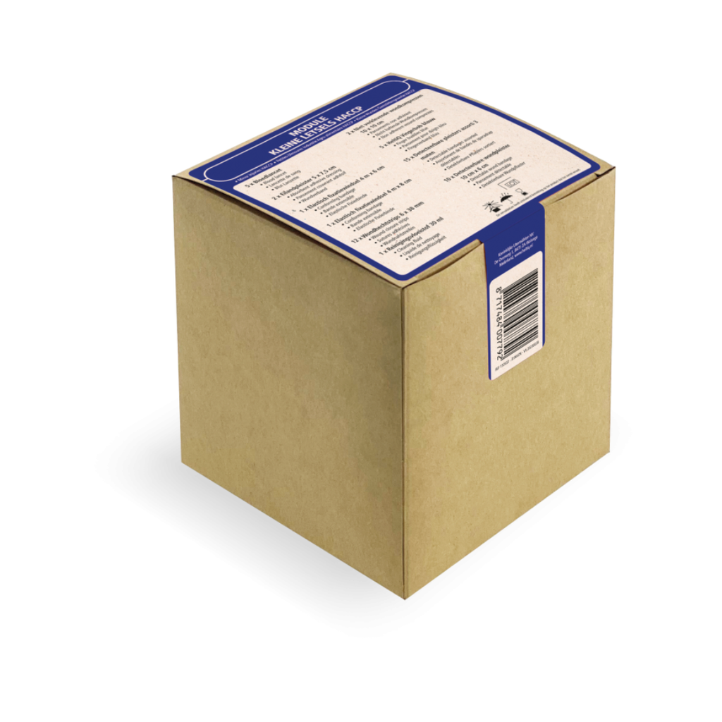 Losse letselgerichte module voor kleine letsels voor HACCP-omgevingen