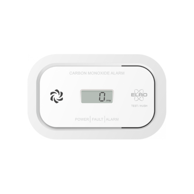 Elro koolmonoxidemelder met digitaal scherm en elektrochemische sensor