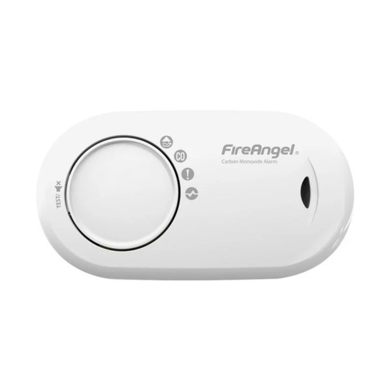 Fire Angel koolmonoxidemelder met batterij 10 jaar, pre-alarm en stille testfunctie