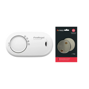 Fire Angel koolmonoxidemelder met batterij 10 jaar, pre-alarm en stille testfunctie met magnetische montageset