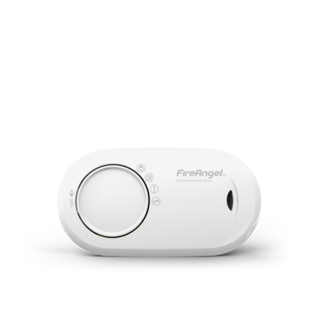 Fire Angel koolmonoxidemelder met batterij 10 jaar, pre-alarm en stille testfunctie