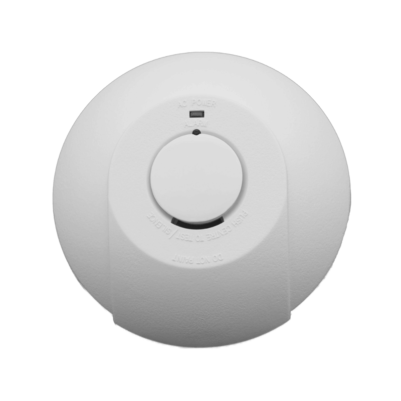 Fito rookmelder 230V op netspanning draadloos koppelbaar met 9V backup batterij