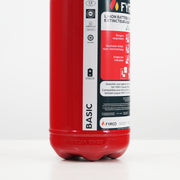 Lithium batterij brandblusser 2l voor blussen van batterijbranden close-up onderkant