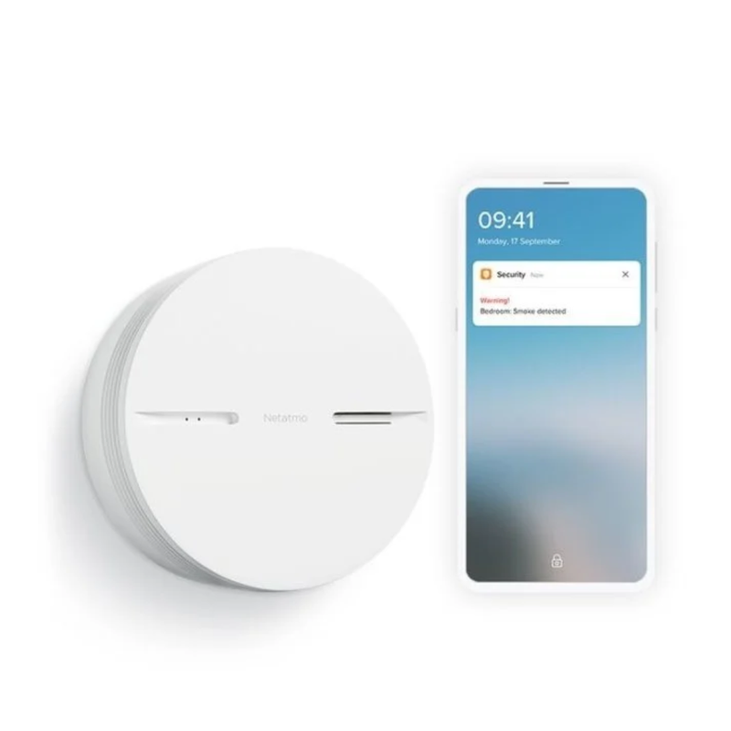 Netatmo slimme rookmelder met smartphone notificatie
