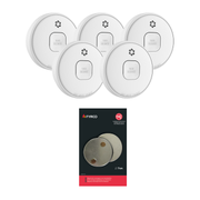 Budgetpakket met 5 Elro rookmelders en magnetische montageset