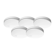 Pakket met 5 Elro ultra dunne rookmelders zonder magnetische montageset