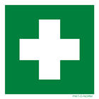 Pictogram EHBO koffer groen wit volgens ISO 7010