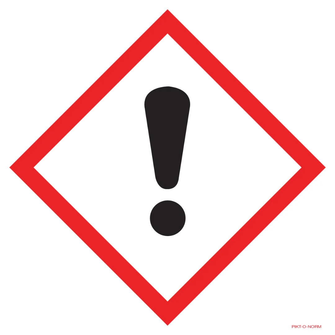 Pictogram Schadelijke en irriterende stoffen (GHS07) kopen? –  Brandbeveiligingshop