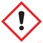 Pictogram ghs07 gevaarlijke schadelijke irriterende stoffen rood wit volgens ghs en clp