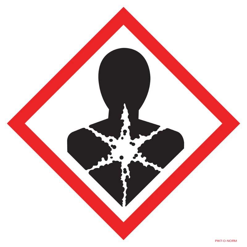 Pictogram ghs08 gezondheidsgevaar rood wit volgens ghs en clp