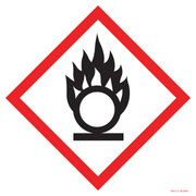 Pictogram ghs03 oxiderende stoffen rood wit volgens ghs en clp