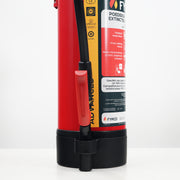 Poederbrandblusser 6kg ABC met intern patroon en BENOR gekeurd close-up beschermvoet