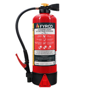 Poederbrandblusser 9kg ABC met intern patroon en BENOR gekeurd inclusief muurbeugel