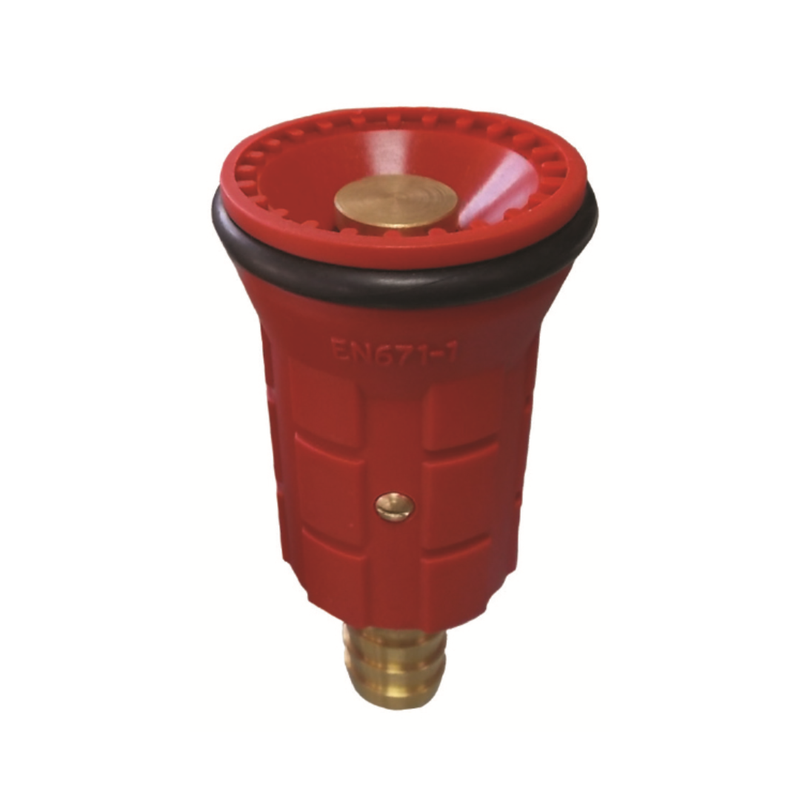 Vario spuitmond rood geschikt voor brandhaspels van 3/4" of 1"