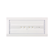Zemper Diana Flat inbouwkader voor plafondmontage met noodverlichting